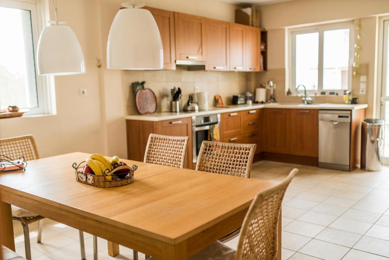 Family Getaway, Spacious And Luxurious, Sea View, Terrace, Next To Voula Beach, 20Min From Center Athene Buitenkant foto